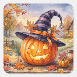 ハロウィーン ステッカー - ビンテージ パンプキン