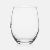 ハロウィーン ステムなしワイングラス (左)