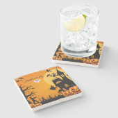 ハロウィーン ストーンコースター (横)