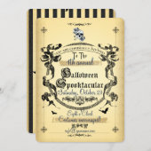 ハロウィーン~スプクトカキュラ1 -招待状カード 招待状 (正面/裏面)