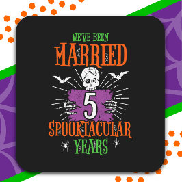 ハロウィーン スプーキータキュラー 5周年結婚記念日 スクエアシール