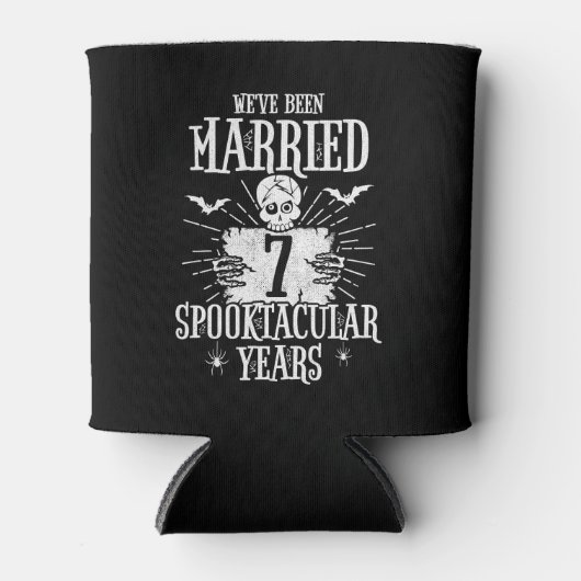 ハロウィーン スプーキータキュラー 7周年結婚記念日 缶クーラー (正面)