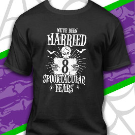 ハロウィーン スプーキータキュラー 8周年結婚記念日 Tシャツ