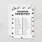 ハロウィーン スプーキーパーティー こっちとあっち ゲーム カード (正面)