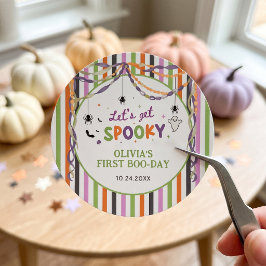 ハロウィーン スプーキー おもしろ 誕生日 パーティー 紙 シール