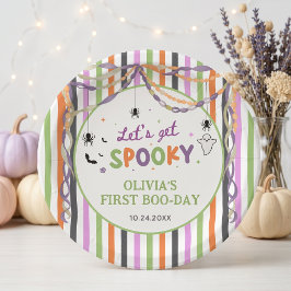 ハロウィーン スプーキー お誕生日会 ペーパープレート