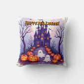 ハロウィーン スプーキー かわいい 人気 コレクション クッション (正面)