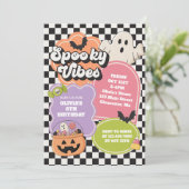 ハロウィーン スプーキー ビバーズ 誕生日 招待状 (スタンド正面)