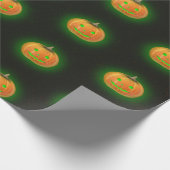 ハロウィーン スプークタキュラー かぼちゃ 笑顔 パターン ラッピングペーパー (角)