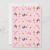 ハロウィーン スプークタキュラー ガール 誕生日 招待状 (裏面)