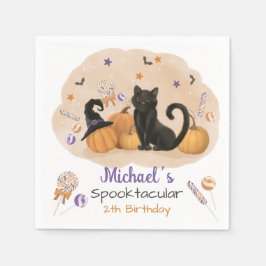 ハロウィーン スプークタキュラー 誕生日パーティー スタンダードカクテルナプキン