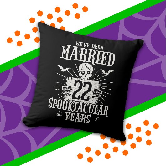 ハロウィーン スプークタキュラー 22周年結婚記念日 クッション