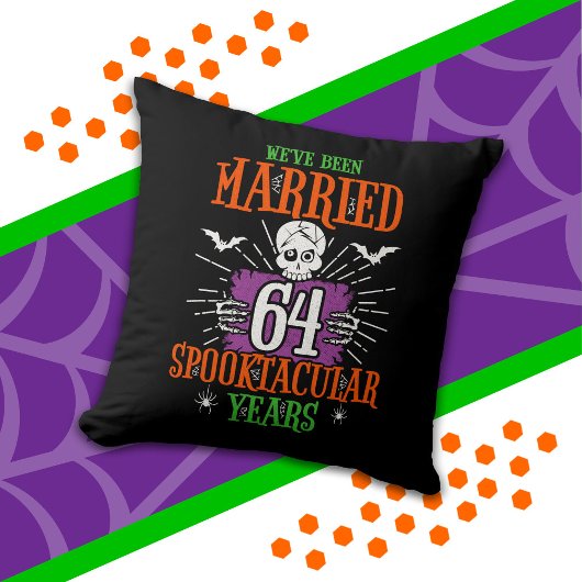 ハロウィーン スプークタキュラー 64周年 結婚記念日 クッション