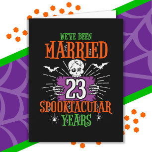 ハロウィーン・スペクタキュラー23周年結婚記念日 カード
