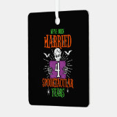 ハロウィーン・スペクタキュラー 4周年結婚記念日 メタルオーナメント (正面左)