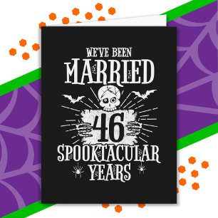 ハロウィーン・スペクタキュラー 46周年結婚記念日 カード