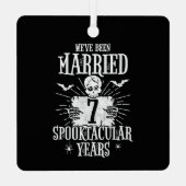 ハロウィーン・スペクタキュラー 7周年記念結婚式 メタルオーナメント (裏面)