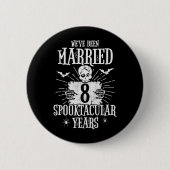 ハロウィーン・スペクタキュラー 8周年記念結婚式 缶バッジ (正面)