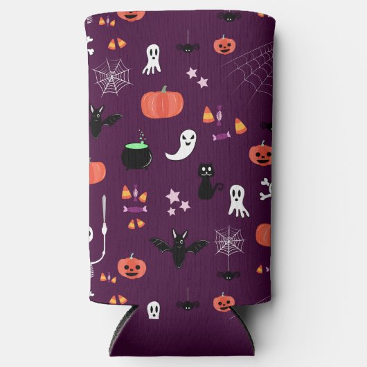 ハロウィーン スリム缶クーラー (正面)