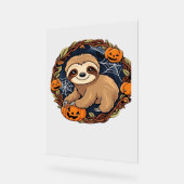 ハロウィーン、スロース、10月31日、感謝祭クラス アクリルサイン (傾斜)