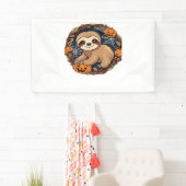 ハロウィーン、スロース、10月31日、感謝祭クラス 横断幕 (インサイチュ)