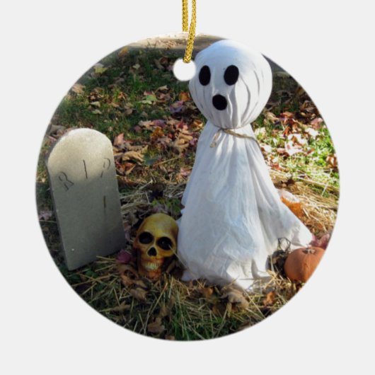 ハロウィーン セラミックオーナメント (正面)