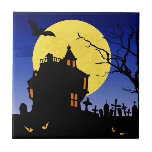 ハロウィーン タイル (正面)