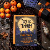 ハロウィーン ダンスパーティー招待状 トリック・オア・トリート🎃 招待状