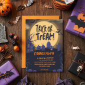 ハロウィーン ダンスパーティー招待状 トリック・オア・トリート🎃 招待状