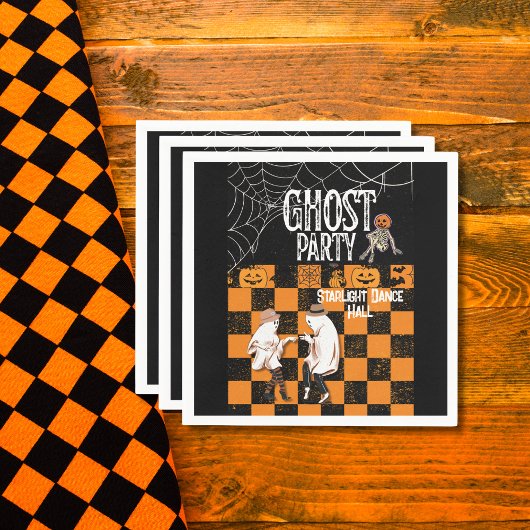 ハロウィーン ダンス スタンダードカクテルナプキン