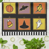 ハロウィーン デコレーション キッチン タオル (折り畳み)