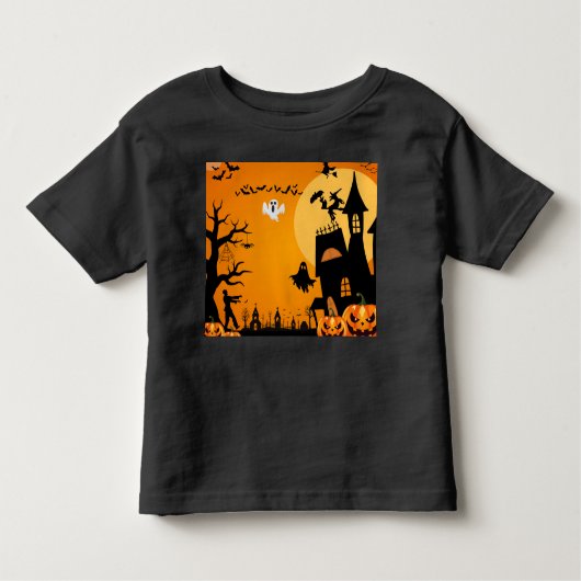 ハロウィーン トドラーTシャツ (正面)