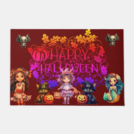 ハロウィーン ドアマット