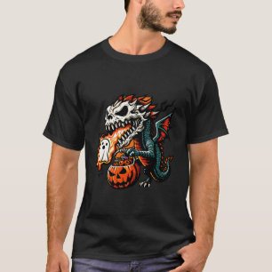 ハロウィーン ドラゴン おばけ スイーツ入れ 4 Tシャツ