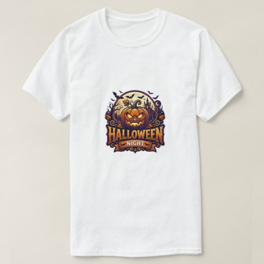 ハロウィーン・ナイト Tシャツ (デザイン正面)