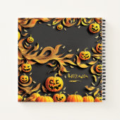 ハロウィーン ノートブック (裏面)