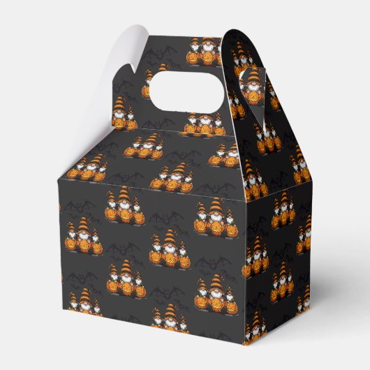 ハロウィーン・ノームお菓子ボックス フェイバーボックス (正面サイド)