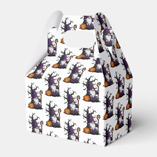 ハロウィーン・ノームお菓子ボックス フェイバーボックス (正面サイド)