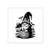 ハロウィーン・ノーム木製スタンプ ラバースタンプ (インプリント)