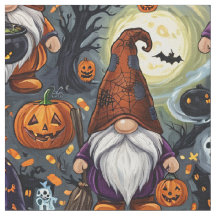 ハロウィーン・ノーム柄の生地
