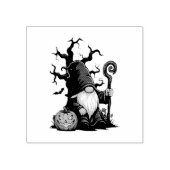 ハロウィーン・ノーム ウッドアートスタンプ ラバースタンプ (インプリント)