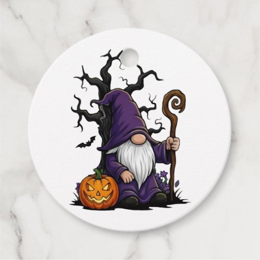 ハロウィーン・ノーム・ギフトタグ フェイバータグ (正面)