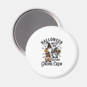 ハロウィーン・ノーム・クルー ビンテージ風彫刻Tシャツ_1 マグネット (正面/裏面)