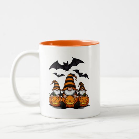 ハロウィーン・ノーム コーヒーマグ ツートーンマグカップ (左)