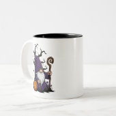 ハロウィーン・ノーム コーヒーマグ ツートーンマグカップ (正面左)