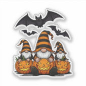 ハロウィーン・ノーム ステッカー シール (正面)