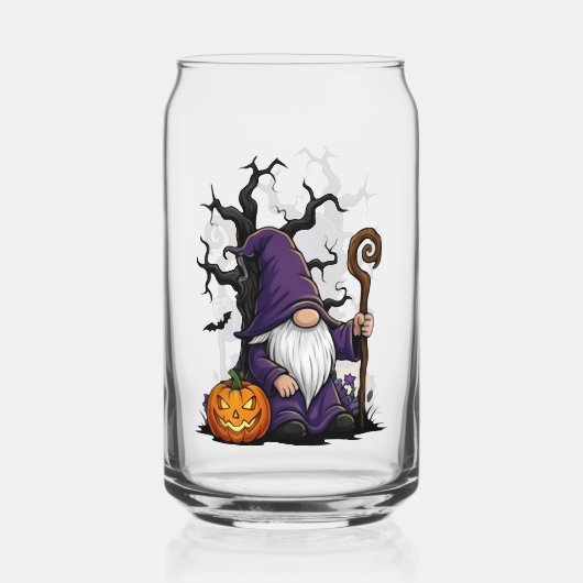 ハロウィーン ノーム ドリンクウェア セット ガラス缶 (正面)