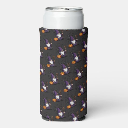 ハロウィーン・ノーム 保冷ドリンクホルダー スリム缶クーラー (Seltzer裏面)