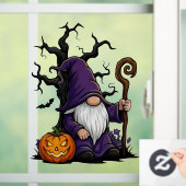 ハロウィーン・ノーム 窓用ステッカー ウィンドウサイン (ホーム)