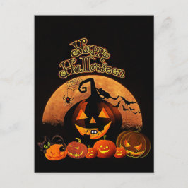 ハロウィーン – ハッピーハローウィンカボチャ ポストカード